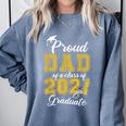Proud Dad Of a Class Of 2021 Graduate Graduation Senior 2021 Comfort Colors Sweatshirt Blue Jean