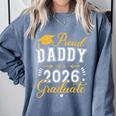 Proud Daddy Of a Class Of 2026 Graduate For Graduation Comfort Colors Sweatshirt Blue Jean