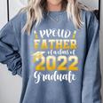 Proud Father Of a Class Of 2022 Graduate Graduation 2022 Comfort Colors Sweatshirt Blue Jean