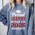 Proud Grammy Of A 2026 Graduate Class Of Graduation Comfort Colors Sweatshirt Blue Jean