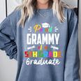Proud GRAMMY Of A 5th Grade Graduate Graduation 2024 Senior Comfort Colors Sweatshirt Blue Jean