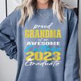 Proud Grandma Of 2023 College Graduate Family 23 Graduation Comfort Colors Sweatshirt Blue Jean