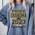 Proud Grandma Of A 2023 Graduate Graduation Comfort Colors Sweatshirt Blue Jean