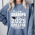 Proud Grandma Of A 2025 College Graduate Graduation Comfort Colors Sweatshirt Blue Jean