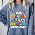 Proud GRANDMA Of a 2025 PRE-K Graduate -Graduation Comfort Colors Sweatshirt Blue Jean