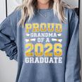 Proud Grandma Of A 2026 Graduate Shirt Class 2026 Graduation Comfort Colors Sweatshirt Blue Jean