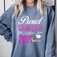 Proud GRANDMA Of A Class 2019 Senior Graduation Comfort Colors Sweatshirt Blue Jean