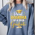 Proud Grandma Of A Class Of 2026 Graduate Senior Graduation Comfort Colors Sweatshirt Blue Jean
