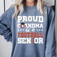 Proud Grandma Of a Football Senior 2026 Graduation Comfort Colors Sweatshirt Blue Jean
