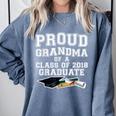 Proud Grandma Graduation Class Of 2018 Graduate Comfort Colors Sweatshirt Blue Jean