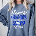 Proud GRANDPA Of A Class 2019 Senior Tshirt Graduation Comfort Colors Sweatshirt Blue Jean
