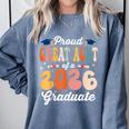Proud Great Aunt Of a Class Of 2026 Graduate Graduation Comfort Colors Sweatshirt Blue Jean
