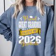 Proud Great Grandma Of a Class Of 2026 Graduate Graduation Comfort Colors Sweatshirt Blue Jean