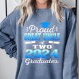 Proud Great Uncle Of Two 2024 Graduate Class 2024 Graduation Comfort Colors Sweatshirt Blue Jean