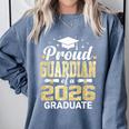 Proud Guardian Of A 2026 Graduate Class Of Graduation Comfort Colors Sweatshirt Blue Jean