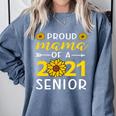 Proud Mama Of a 2021 Graduate Senior Mom 2021 Graduation Comfort Colors Sweatshirt Blue Jean