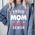 Proud Mom Of a 2021 Senior Year School Graduation Party Comfort Colors Sweatshirt Blue Jean