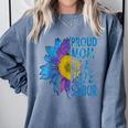 Proud Mom Of a 2022 Senior Shirt Graduation 2022 Women's Comfort Colors Sweatshirt Blue Jean