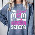 Proud Mom Of A 2024 Senior Graduation Comfort Colors Sweatshirt Blue Jean
