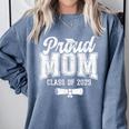 Proud Mom Of 2025 Graduate Senior Mom 25 Graduation Comfort Colors Sweatshirt Blue Jean
