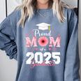 Proud Mom Of a 2025 Graduate Senior Mom Family Graduation Comfort Colors Sweatshirt Blue Jean