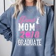 Proud Mom Of A Class 2018 Graduate T Shirt Graduation Comfort Colors Sweatshirt Blue Jean