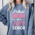 Proud Mom Of A Class 2019 Senior T Shirt Graduation Comfort Colors Sweatshirt Blue Jean