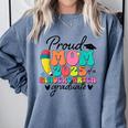 Proud Mom Class Of 2025 Kindergarten Graduate Graduation Comfort Colors Sweatshirt Blue Jean