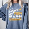 Proud Mom Of A Class Of 2026 Graduate Senior 2026 Graduation Comfort Colors Sweatshirt Blue Jean