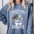 Proud Mom Of A Graduate Graduation Mama Mother Comfort Colors Sweatshirt Blue Jean