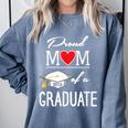 Proud Mom Of A High School Graduation Senior Mom Shirt Comfort Colors Sweatshirt Blue Jean