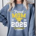 Proud Mom Of Two Class Of 2025 Graduates Twins Graduation Comfort Colors Sweatshirt Blue Jean