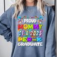 Proud MOMMY Of a 2025 PRE-K Graduate -Graduation Comfort Colors Sweatshirt Blue Jean