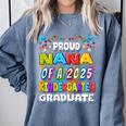 Proud NANA Of a 2025 Kindergarten Graduate Graduation Comfort Colors Sweatshirt Blue Jean