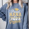 Proud Nana Of a Class Of 2025 Graduate Senior Graduation Comfort Colors Sweatshirt Blue Jean