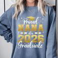 Proud Nana Of a Class Of 2026 Graduate Senior Graduation Comfort Colors Sweatshirt Blue Jean