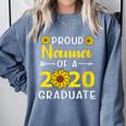 Proud Nanna Of 2020 Graduate Class Of 2020 Graduation Comfort Colors Sweatshirt Blue Jean
