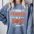 Proud PAW PAW Of 2026 Senior Basketball Student Graduation Comfort Colors Sweatshirt Blue Jean