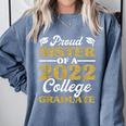 Proud Sister 2022 College Graduate Shirt Sibling Graduation Comfort Colors Sweatshirt Blue Jean