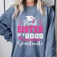 Proud Sister Of 5th Grade Graduate 2025 Family Graduation Comfort Colors Sweatshirt Blue Jean