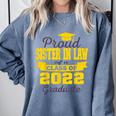 Proud Sister In Law Of 2022 Graduate Class 2022 Graduation Comfort Colors Sweatshirt Blue Jean