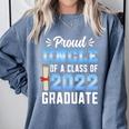 Proud Uncle Of A Class Of 2022 Graduate 22 Senior Graduation Comfort Colors Sweatshirt Blue Jean