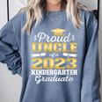 Proud Uncle Of Kindergarten Graduate 2023 Graduation Uncle Comfort Colors Sweatshirt Blue Jean
