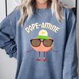 Psychology Major PsyD PhD 2024 Dopamine Graduation Comfort Colors Sweatshirt Blue Jean