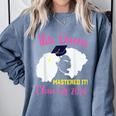 This Queen Mastered It Masters Graduation Class Of 2026 Comfort Colors Sweatshirt Blue Jean
