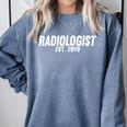 Radiologist Graduation Shirt Radiologist Graduation Comfort Colors Sweatshirt Blue Jean