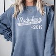 Radiology Technologist Graduation Comfort Colors Sweatshirt Blue Jean