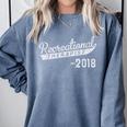 Recreational Therapy Shirt Graduation Comfort Colors Sweatshirt Blue Jean