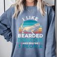 Retro Bearded Dragon Introvert For Lizard Lovers Comfort Colors Sweatshirt Blue Jean Retro Bearded Dragon Introvert For Lizard Lovers Comfort Colors Sweatshirt Blue Jean