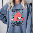 Retro Toon Introvert Sarcasm Anti-Social Nihilism Comfort Colors Sweatshirt Blue Jean Retro Toon Introvert Sarcasm Anti-Social Nihilism Comfort Colors Sweatshirt Blue Jean